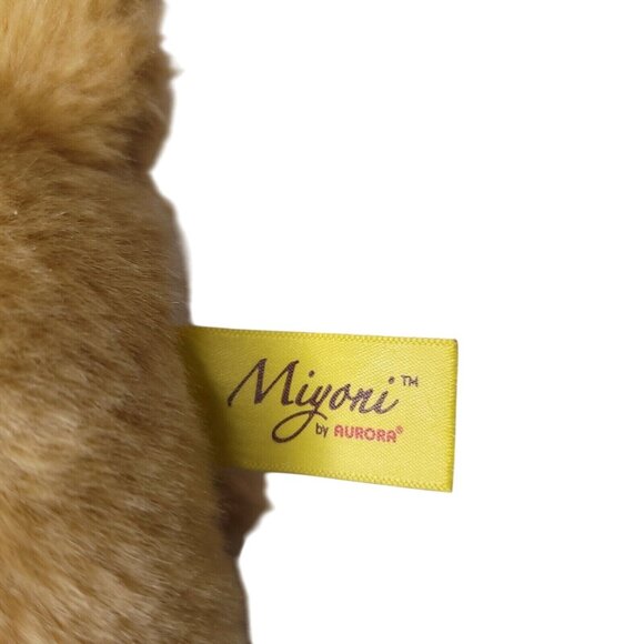 Aurora Miyoni Corgi Plush Dog Stuffed Animal 10" Tan White Soft Toy Collectible - Picture 6 of 6